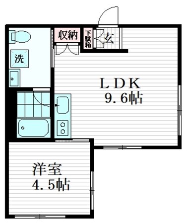 プラティーク大塚の物件間取画像